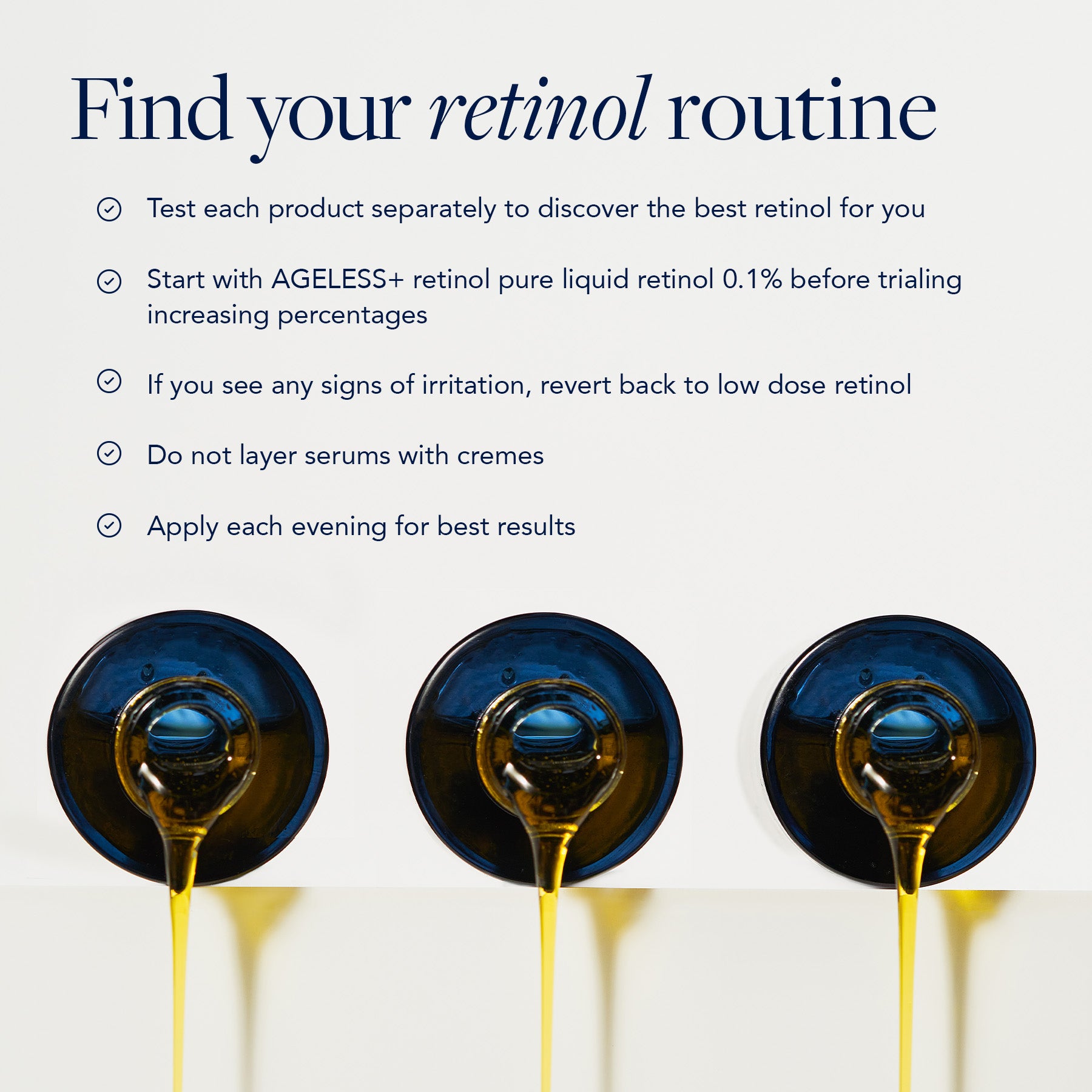 AGELESS+ retinol trial kit (4pc) - TK-131