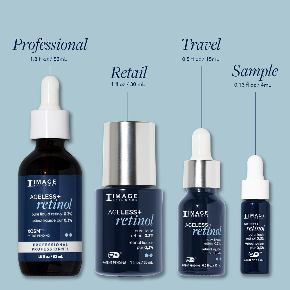 Travel Size AGELESS+ retinol Pure liquid retinol 0.3% 15 ml A-134