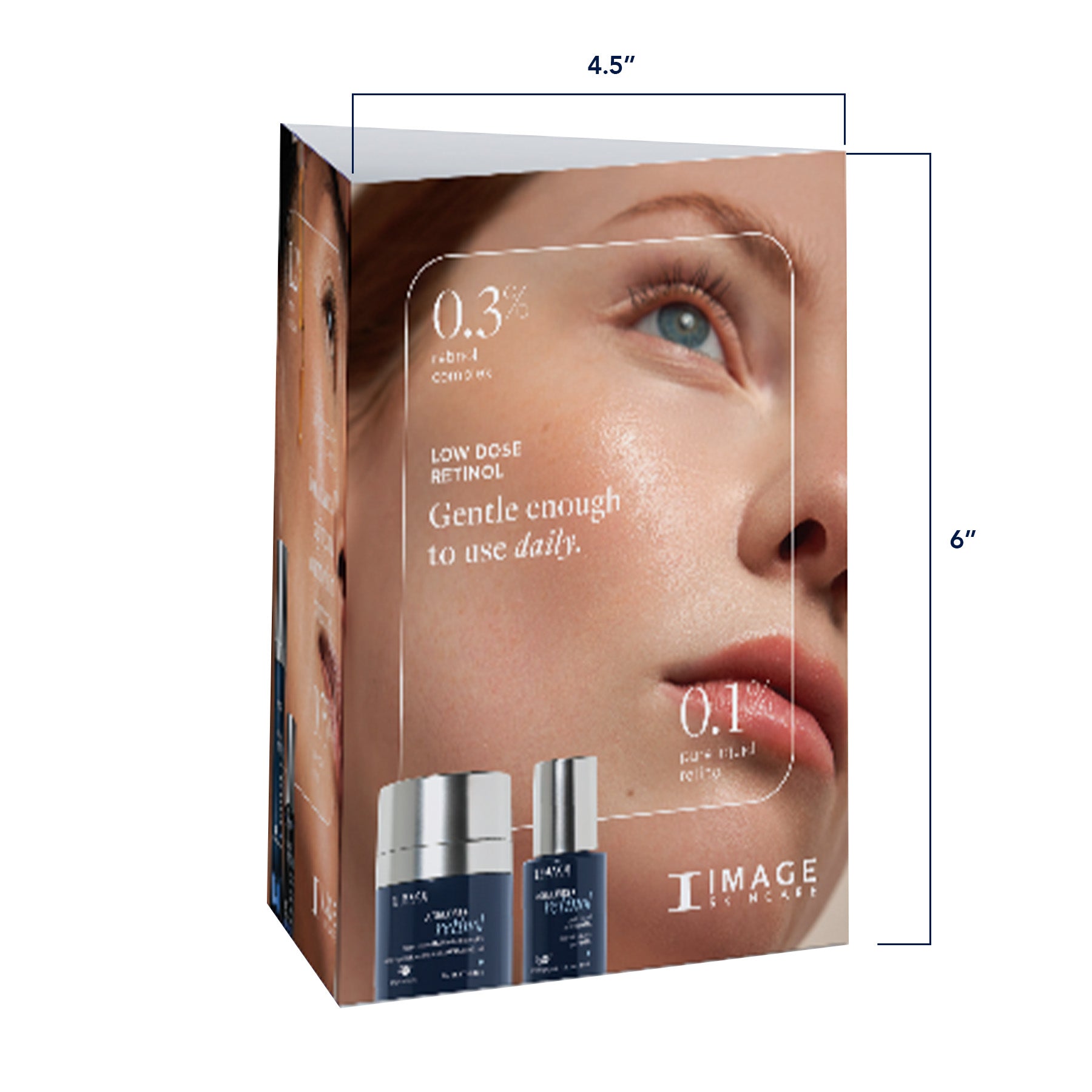 AGELESS+ Retinol Tent card (single) IM-670-I